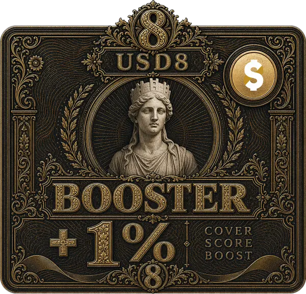 USD8 Booster NFT artwork